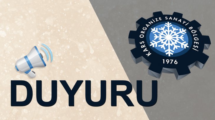 KARS OSB 1.TEVSİ ALANINDA  İŞYERİ YAPIMI İÇİN AYRILAN BAĞIMSIZ BÖLÜMLERİN SATIŞ İLANI